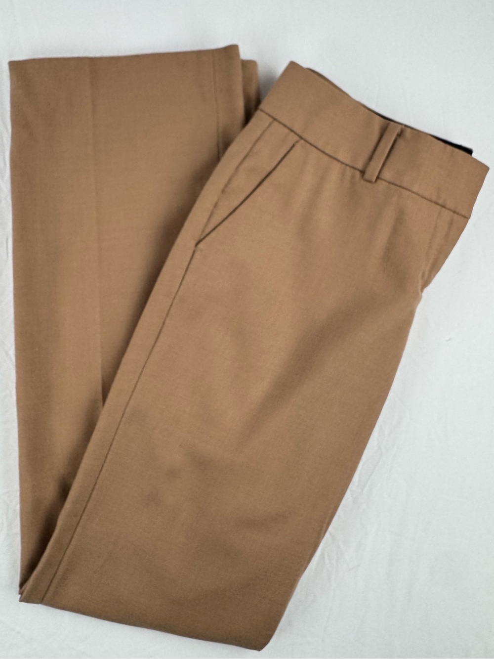 Ann Taylor Tan Straight Leg Dress Trousers - Picture 4 of 7